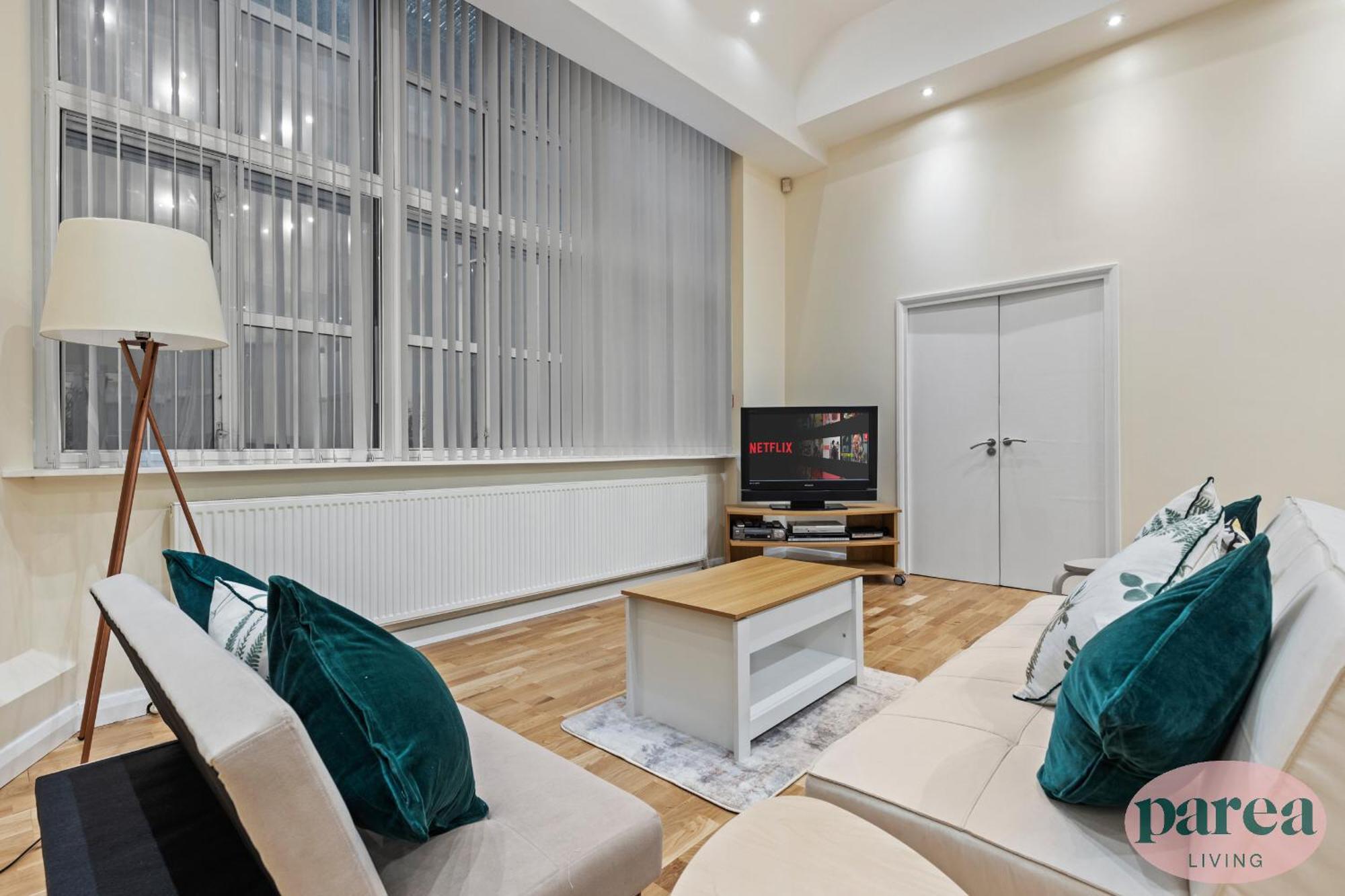 Appartamento Parea Living - Canary Wharf, Secluded Luxury Flat W Free Parking & Remote Working
